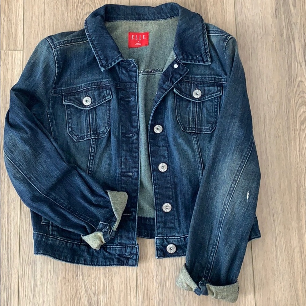 Elle denim jacket size Medium